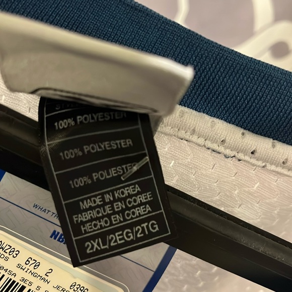 Washington Wizards Juan Dixon NBA Basketball Jersey Reebok Swingman Mens XXL +2 - Picture 7 of 8